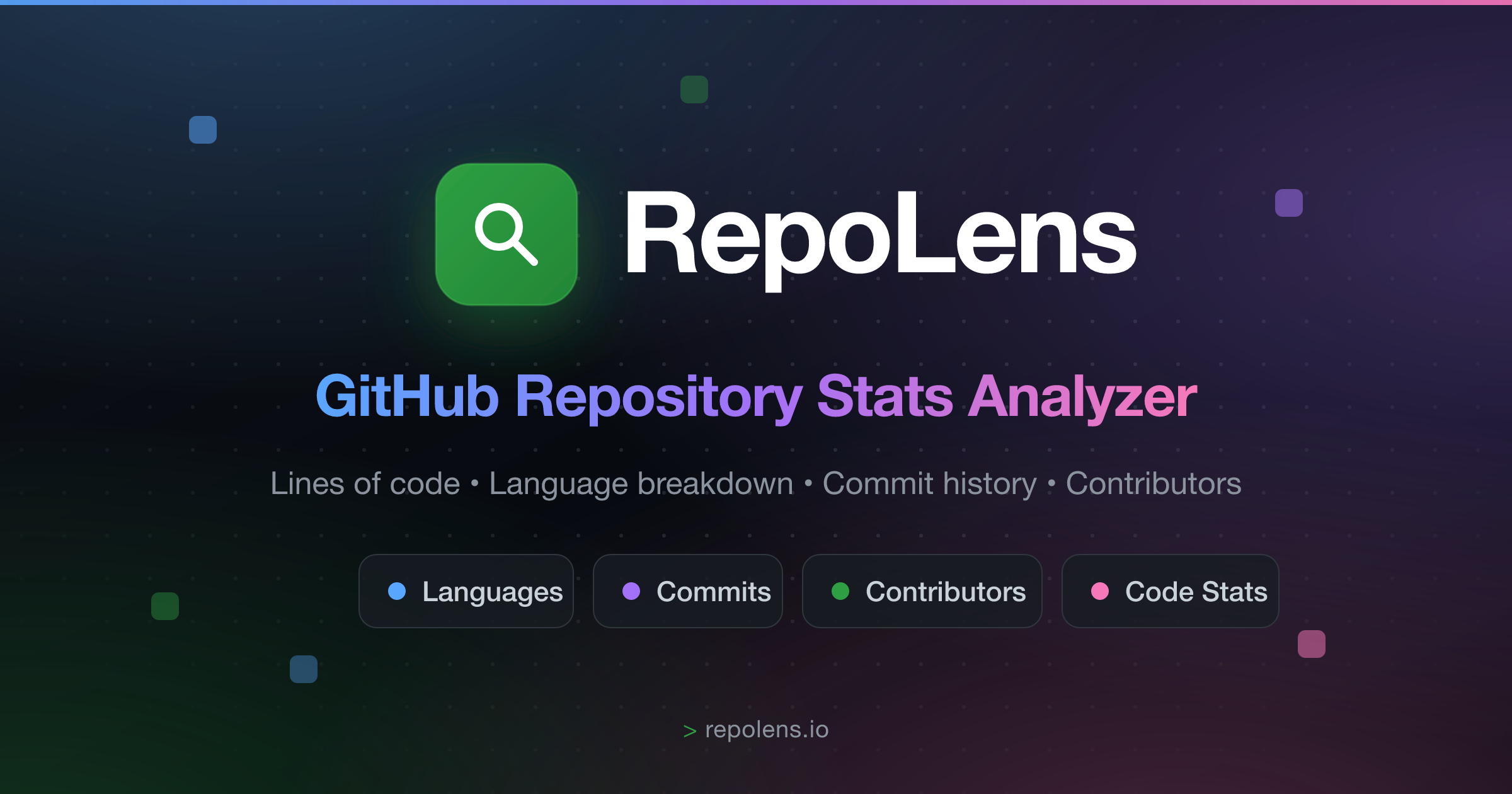 RepoLens - GitHub Repository Stats Analyzer